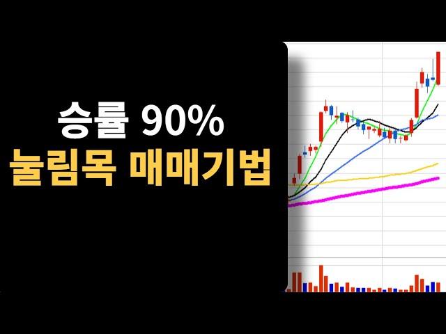 승률 90% 눌림목 매매기법 - 스윙, 중장기 투자 모두 가능한 핵심 매매기법 입니다