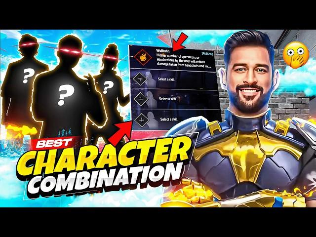 OVERPOWER CHARACTER SKILL COMBINATION FOR CS-RANK IN GARENA FREE FIRE || FIREEYES GAMING