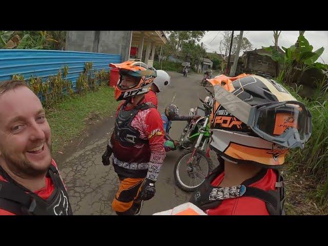 Off Road Dirtbike Riding Through Bali Indonesia - Motocross Bike Trip August 2022