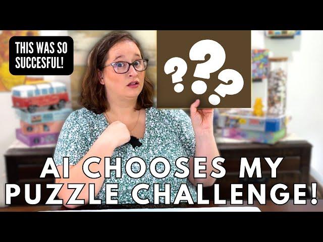 AI Chooses My Next Puzzle!! // I Think You Should Try This!