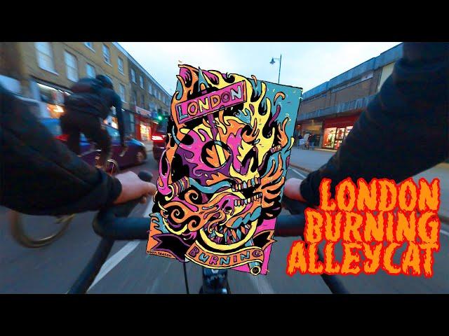 London Burning 2024 - Fixed Gear Alleycat - Tom W