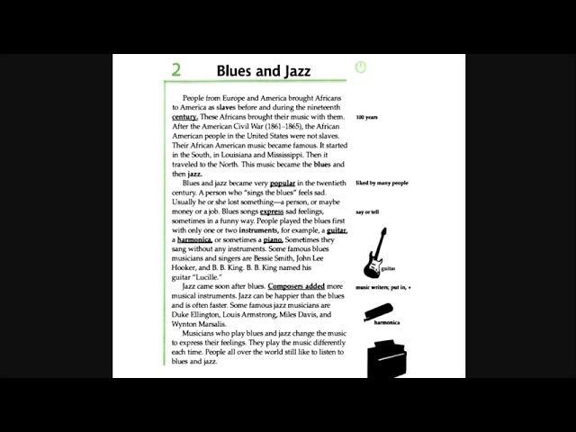 Facts and Figures - Unit 4: Music - Lesson 2: Blues and Jazz