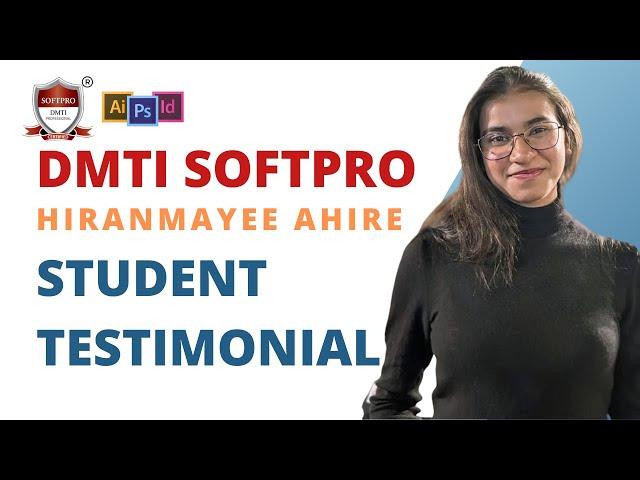 What Hiranmayee had to say about the Graphic Designing Course that she recently completed with Us.