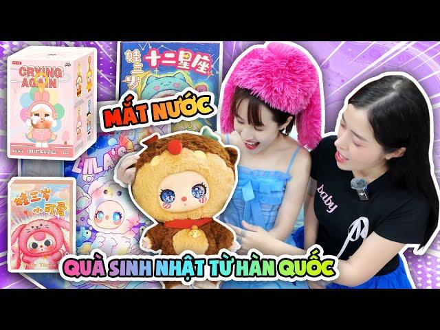 ĐI HÀN QUỐC MUA QUÀ SINH NHẬT BẤT NGỜ CHO VÊ VÊ - KHUI RA MẮT NƯỚC I Linh Barbie Vlog