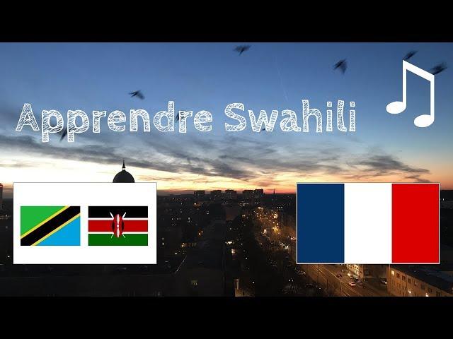 Apprendre 8 heures Swahili - avec musique // Phrases en Swahilli