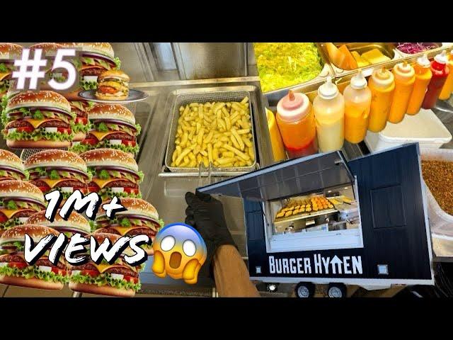 POV Burger making in food truck | JUICY BURGER | Cheese burger making | Burger food truck |