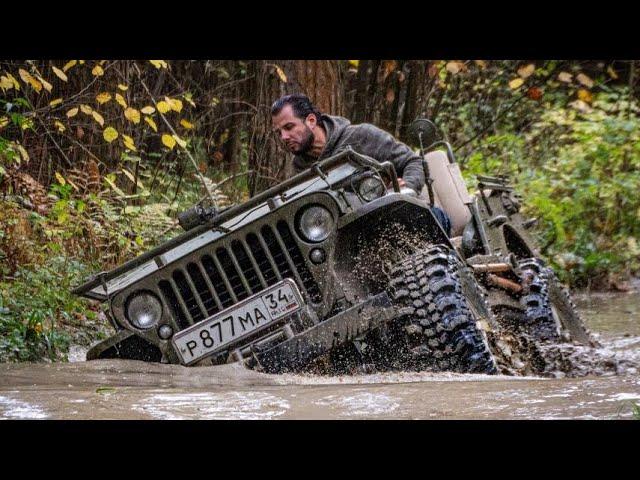 Willys Mb vs Wrangler YJ MUD OFFROAD