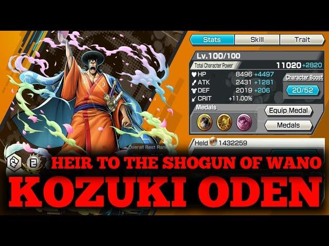 KOZUKI ODEN HEIR TO THE SHOGUN OF WANO GAMEPLAY