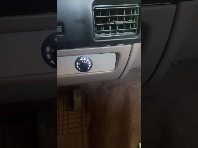 Helix conductor knob on a Classic Bronco … new meets old #german #tech #caraudio #bronco
