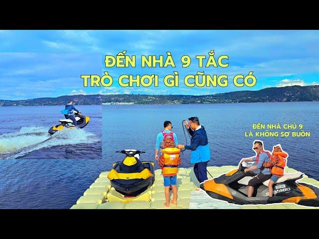 Đến nhà em trai anh Hùng, thử lái moto nước của chú 9 Tắc