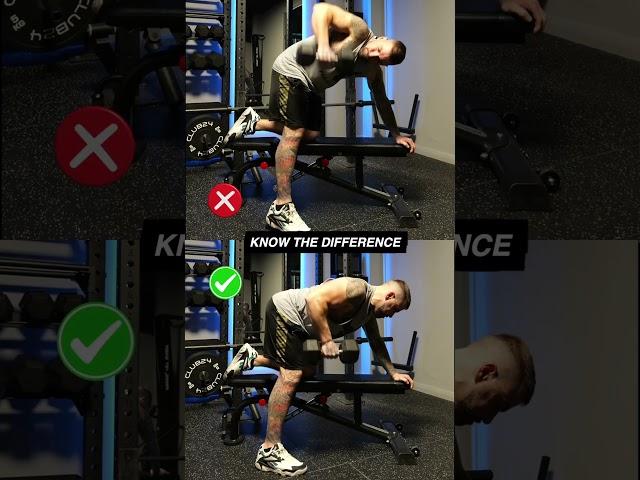 Bent over Rows - Good vrs Bad Form