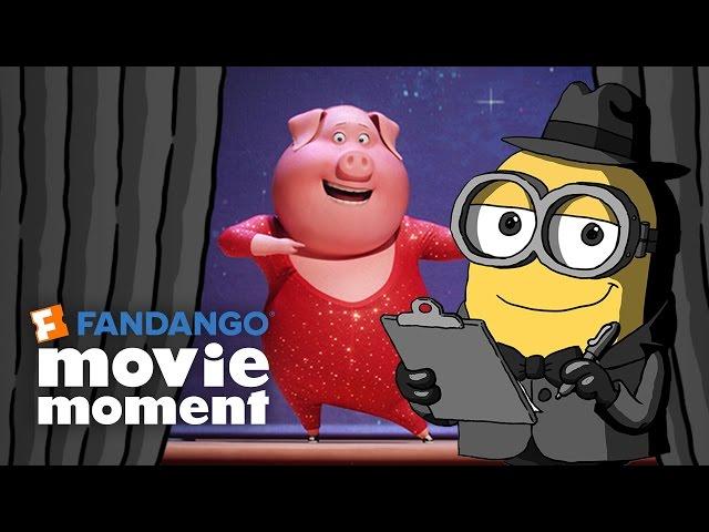 Minions At the Movies React to Sing - Fandango Movie Moment (2016)