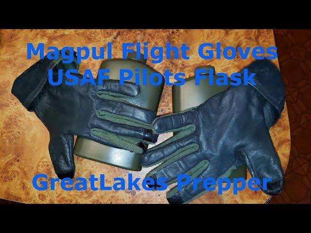 Magpul Flight Gloves//Air force pilots flask Review