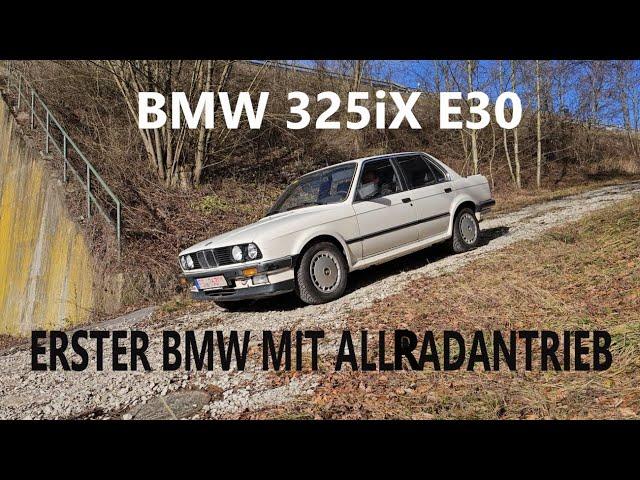 BMW 325iX E30 erster Allrad BMW zurück geholt aus Spanien. TÜV fertig gemacht nach langer Standzeit