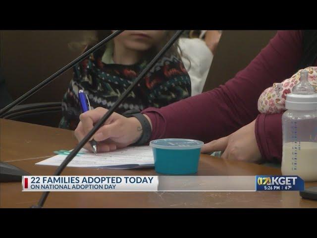 Families, children celebrate new beginnings on National Adoption Day