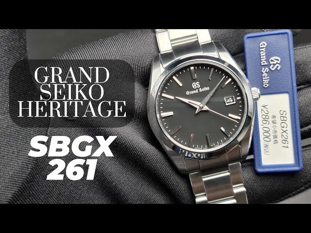 [4K] Grand Seiko Heritage Collection 9F Quartz 37mm SBGX261