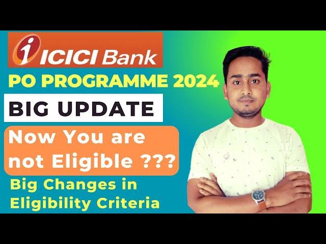 ICICI PO Programme 2024 | Big Update | ICICI PO Update | ICICI Careers | ICICI PO Program | Banking