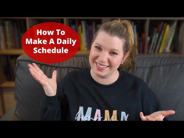 How to Make A Daily Homeschool Schedule | Raising A to Z