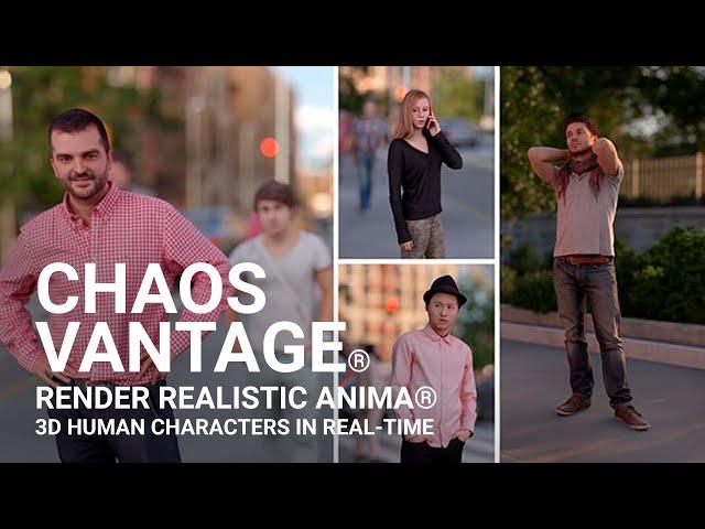 RENDER REALISTIC ANIMA® 3D HUMAN CHARACTERS