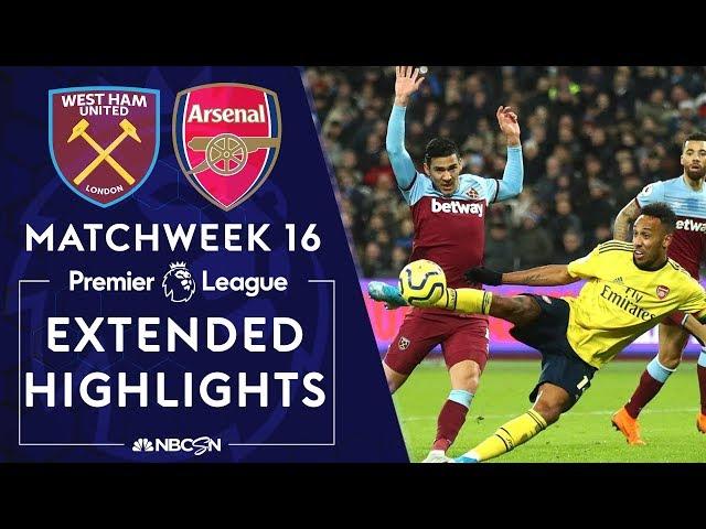 West Ham United v. Arsenal | PREMIER LEAGUE HIGHLIGHTS | 12/09/19 | NBC Sports