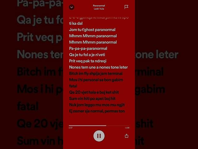 Paranormal - Ledri Vula (speed up)