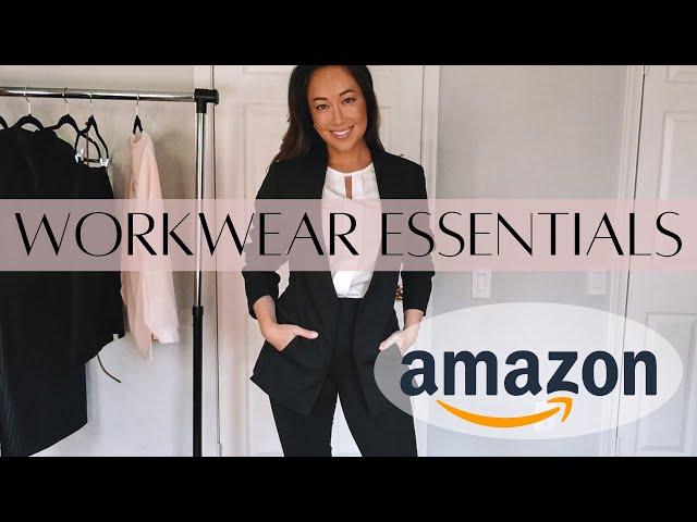 Amazon Work Wardrobe 2024 | 15 Essential Office Outfits (Budget Friendly!)