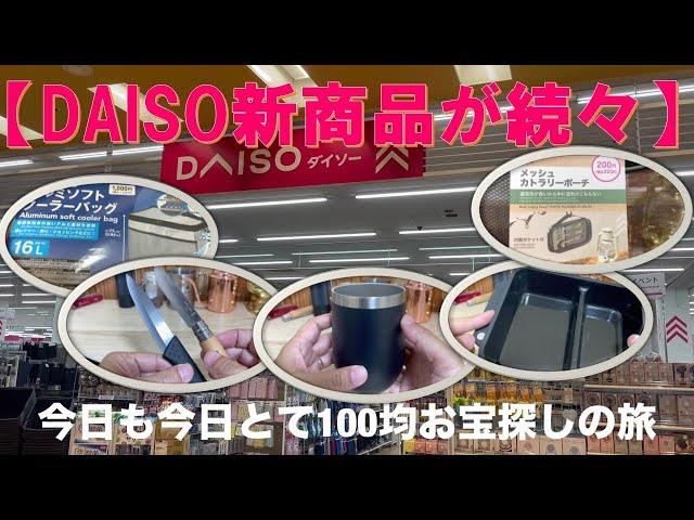 【100均・DAISO新商品速報‼】ダイソーのキャンプギア新商品続々‼