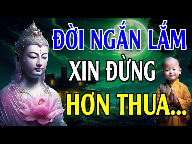 Đời Ngắn Lắm Sống Đừng Có Tính Hơn Thua Mà Khổ (RẤT HAY) - Lời Phật Dạy