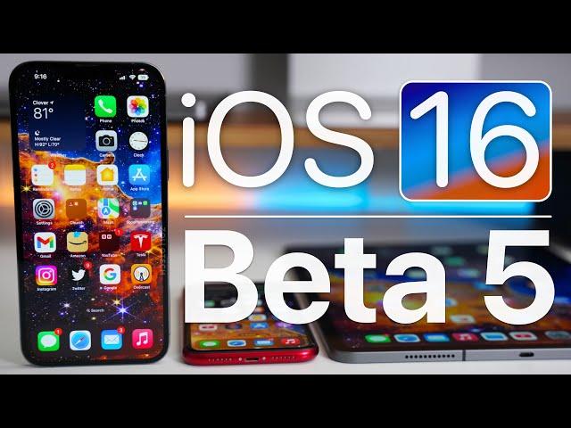 iOS 16 Beta 5 is Out! - What's New?
