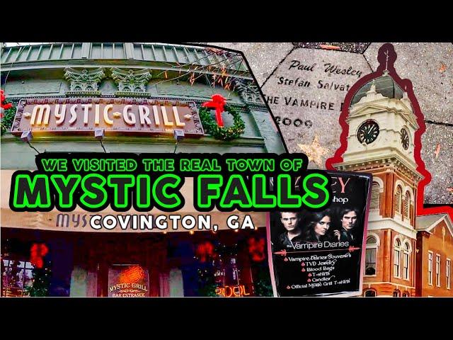 Exploring Mystic Falls | Vampire Diaries | Mystic Grill | The Alley | Covington Ga