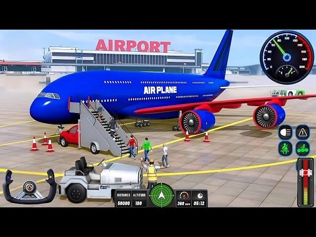 Real Flight Airplane City Pilot Simulator - Plane Boeing Emergency Landing - Android Gameplay