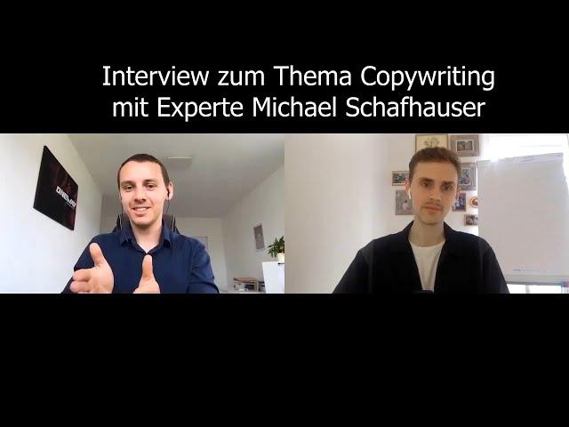 Die bestbezahlteste Fähigkeit der Welt? - Interview mit Copywriting Experte Michael Schafhauser