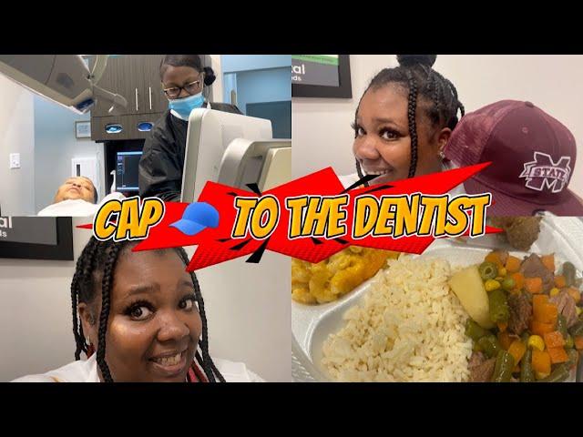 “CAP  WENT TO THE DENTIST “: TO GET ALL HIS TEETH  PULL OUT 