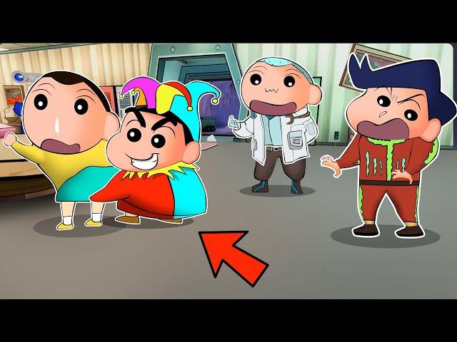 Joker Shinchan Trolling Noobs In Super Sus  | Shinchan Playing Among Us 3D  | Funny Game 