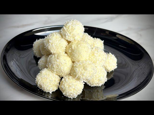 RAFFAELLO! Very tasty, cheap and fast. Secrete ingredient, you will be shocked!