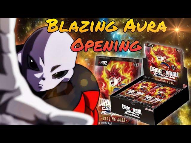 Opening Our First Fusion World Blazing Aura Booster Box And We Got LUCKY !