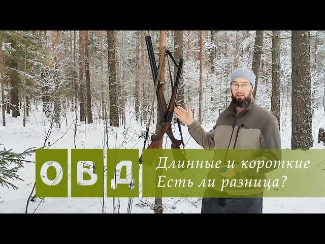 Сравнение. Стрельба из короткого и длинного ствола.