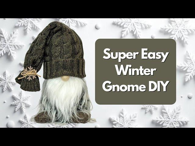 Crafting A Cozy Winter Gnome - Diy Gnome Tutorial