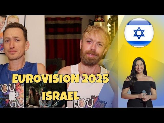 ISRAEL EUROVISION 2025 REACTION - Yuval Rafael - New Day Will Rise