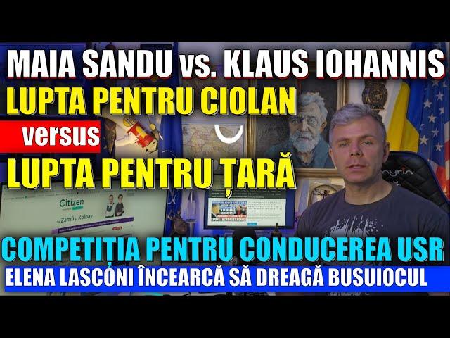 Klaus Iohannis versus Maia Sandu. Problema ciolanului personal versus lupta cu influența lui Putin