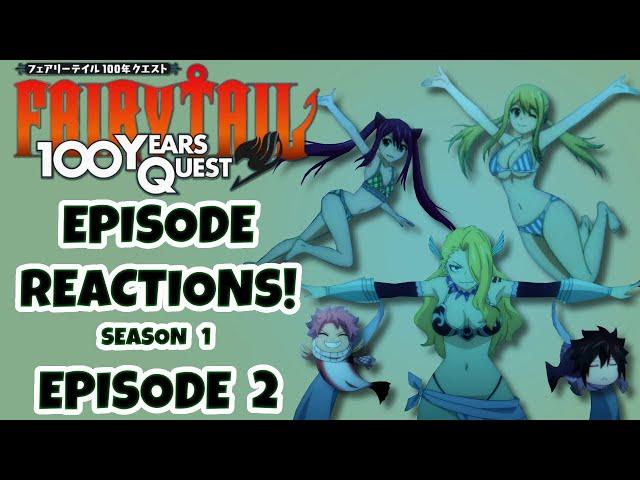 FAIRY TAIL 100 YEARS QUEST EPISODE 2 REACTION!!!  The Sea of Dragons!