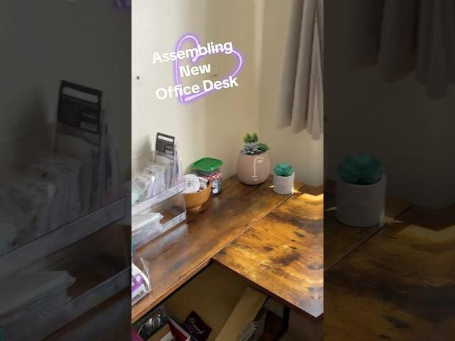 Assembling New Art and Craft desk for my work