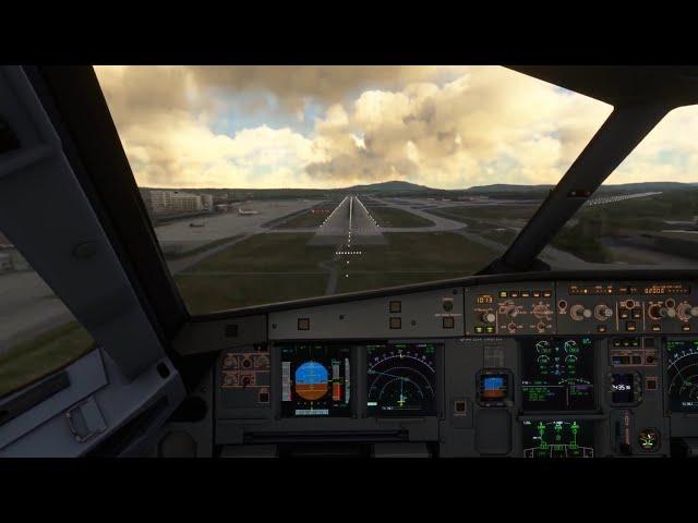 MSFS | Flybywire A320 | Dublin to Zurich