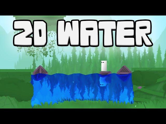 Unity 2D Water Tutorial in 100 Seconds (Dynamic Waves + Reflection Shader)