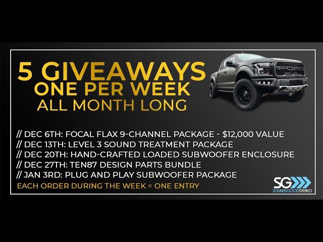 Sounds Good Stereo 2024 Giveaway Video