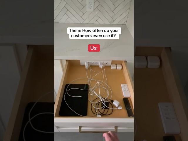 Remodel tip: add a charging drawer!