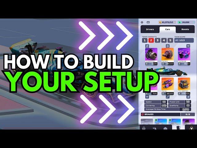 HOW TO BUILD YOUR SETUP in F1 Clash 2024