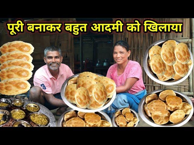 गिरजा करने वाला आदमी के लिए बहुत सरे पूरी बनाकर खिलाया | Mera Ghar Par Giraja Kiya | Vlog Video