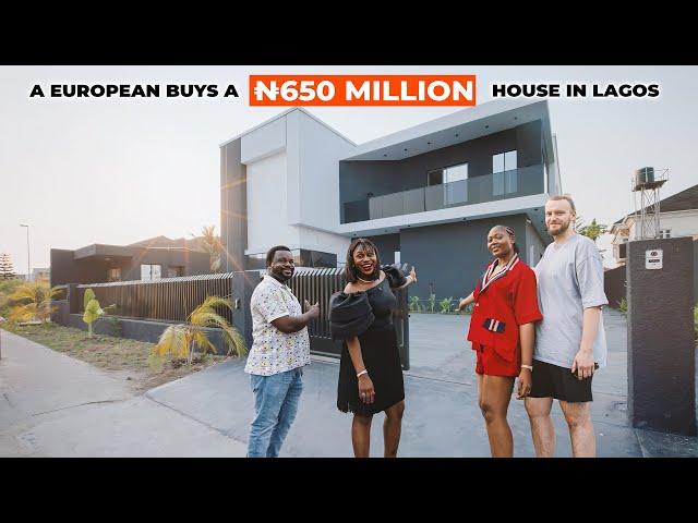 A European Tours a ₦650 Million ($383,000) 5-Bedroom Massive House in Lagos