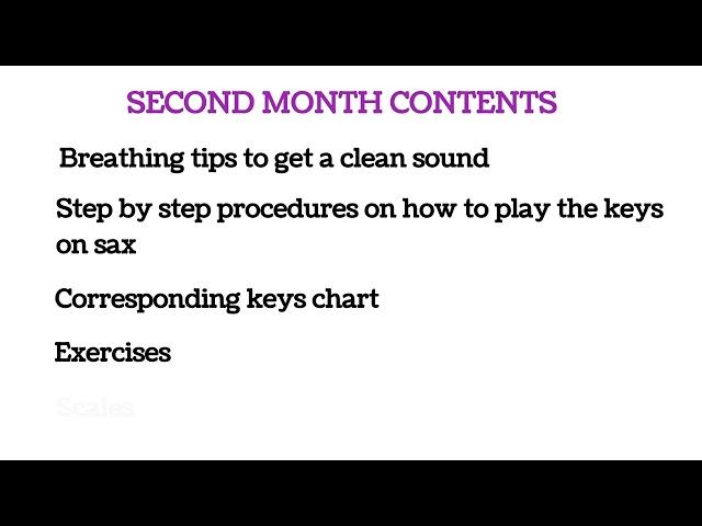 Sax Tutorial For Beginners